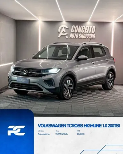 Volkswagen T-Cross Highline 1.4 TSI Flex 16V 5P AUT 2025