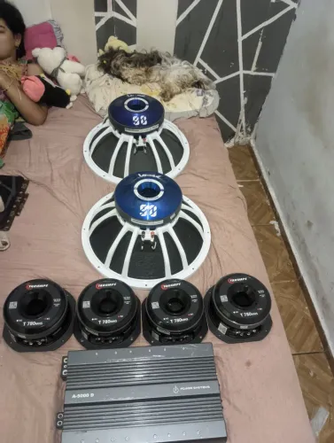 peças de som excelente