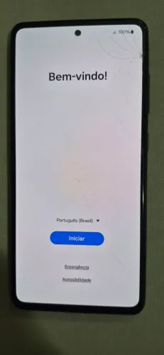 Celular SAMSUNG Galaxy A52s 128GB usado - único dono com nota fiscal. Tela trincada