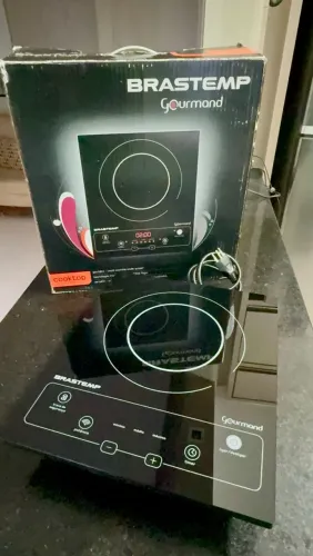 Cooktop indução portátil Brastemp Gourmand 1 boca 220v