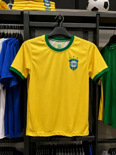 Camiseta Seleção Brasileira Pelé Retrô 1970