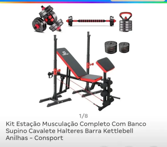 Kit musculação