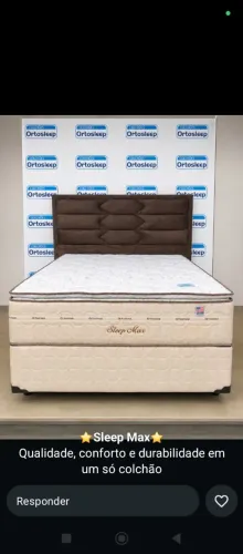 Cama casal box e colchão pronta entrega