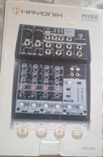 Mesa de som dois canais