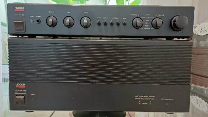 Amplificador e Pré ADCOM GFP-555 e GFA-555 MK II - 100% Revisado