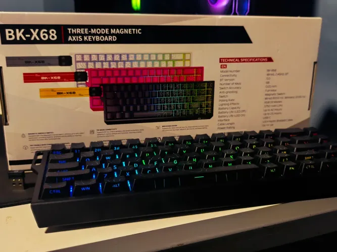Teclado magnético sem fio X68