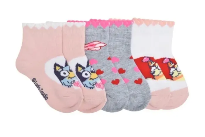 kit 3 pares de meias Bluey tamanhos 2-3 anos importadas (Novas)