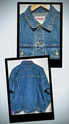 Jaqueta jeans Wrangler, tamanho GG