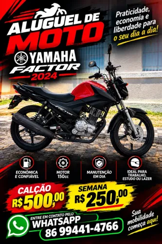 VENDA/ALUGUEL DE MOTO 2024- YAMAHA FACTOR 125i ED 2024