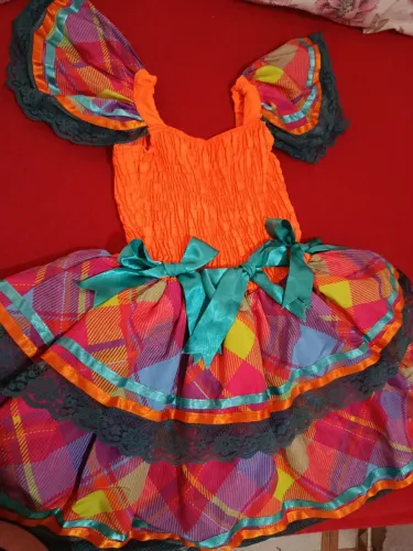Vestido junino infantil.