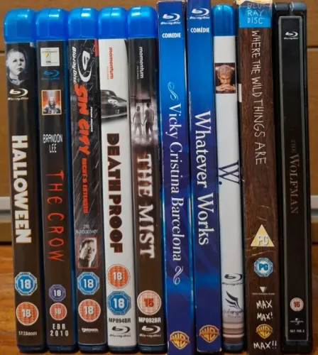 Blu-rays Importados - Grandes Filmes (região B / Europa) - 10 Filmes