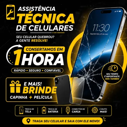 Assistencia tecnica, tela trocada em 1 hora?