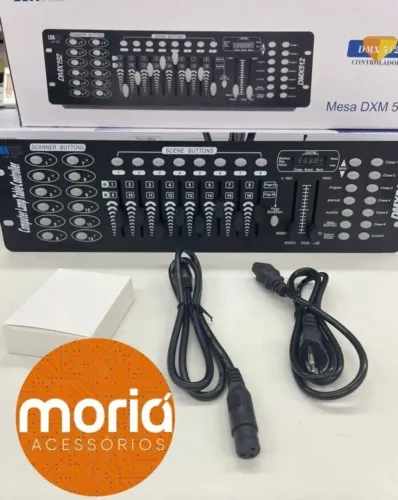 Mesa De Iluminação Dmx 512 Operator 1 Profissional Controladora de Luz DJ