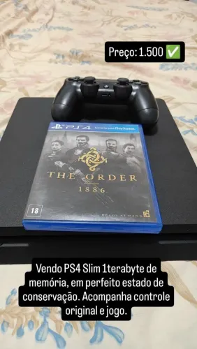 Ps4 1terabyte em EXCELENTE ESTADO