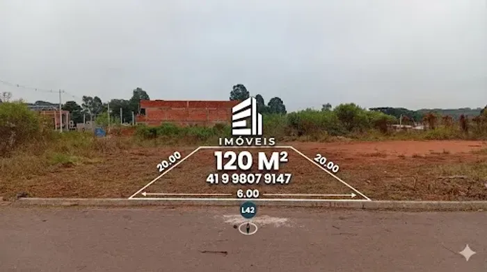Terreno 120m² Quitado no Loteamento Ecolife - Fazenda Rio Grande