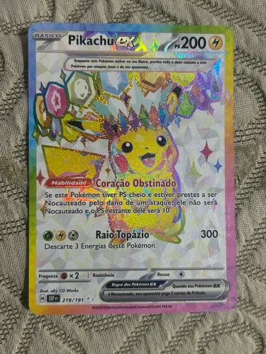 carta pokemon pikachu