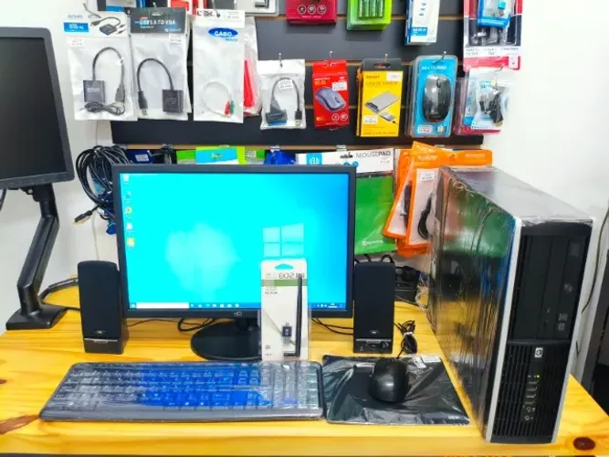 Últimas unidades! PC Computador completo SSD Wifi Windows Monitor LED mouse teclado som