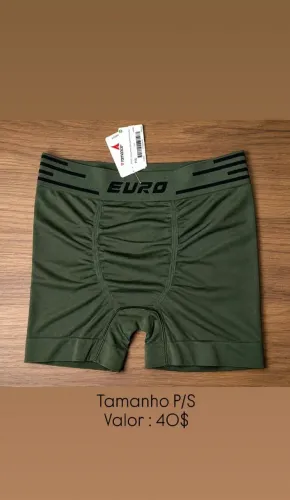 Cueca Boxer sem Costura Euro Top
