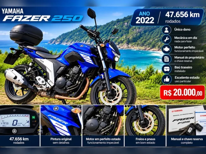 Yamaha FZ25 250 Fazer Flex 2022