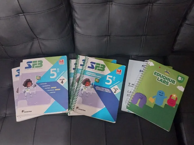 Livros avulsos/unidade Sistema Farias Brito (SFB) 5 ano!
