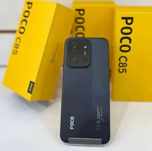 Poco C85 (Lançamento)- 256/8Ram Black - Cor Linda + NovoLacrado