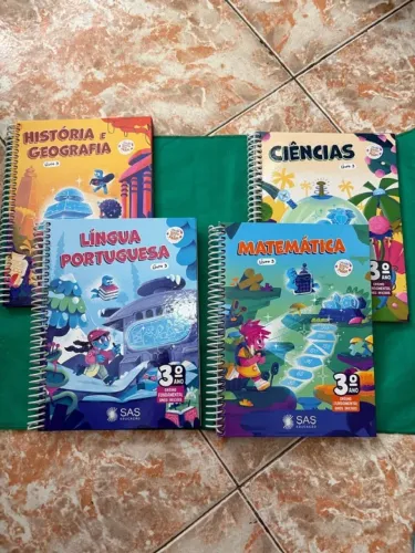 Kit completo SAS 3 ano ensino fundamental -Novo 2025 volume 2