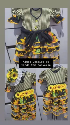Alugo ou vendo vestido de quadrilha