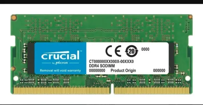 Memória RAM 32gb ddr4 3200mhz notebook nova Crucial