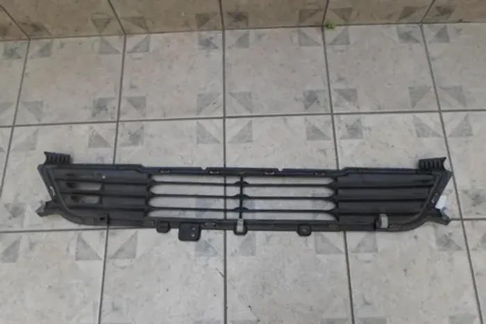 Grade Do Parachoque Dianteiro Outlander 2014 2015 Preto Fosco