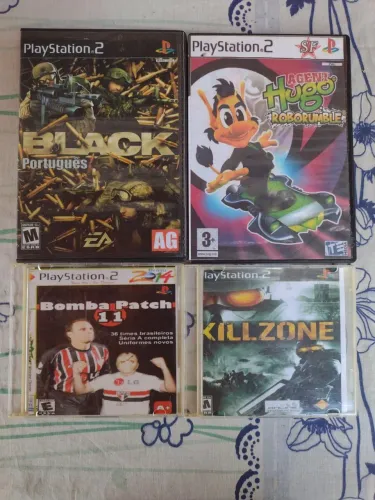 Lote de Jogos PS2 Paralelos