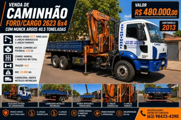 Caminhão com munck