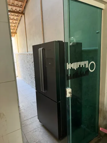 Porta em vidro de correr