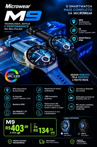 Smartwatch M9 Microwear