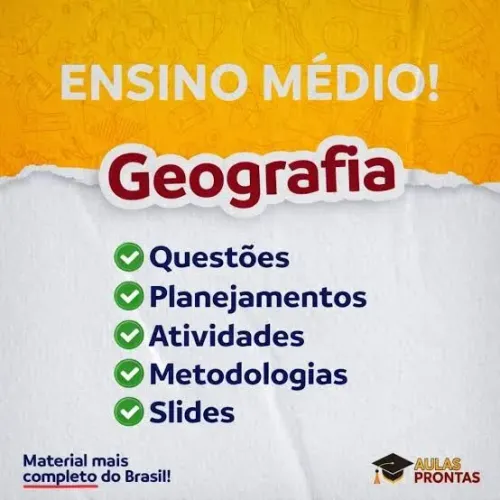 Aulas prontas para Ensino Médio