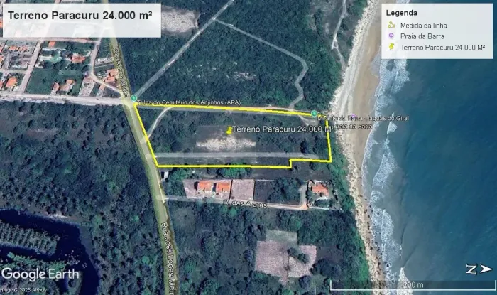 Terreno a venda com vista mar em Paracuru - CE.