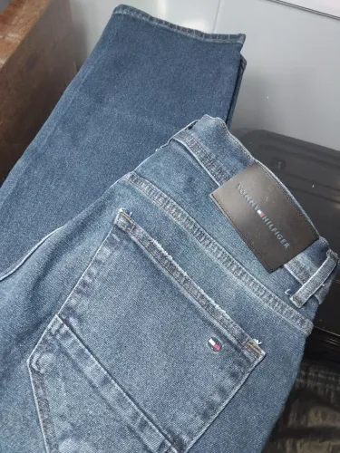 Calça jeans Tommy Hilfiger masculina azul 44