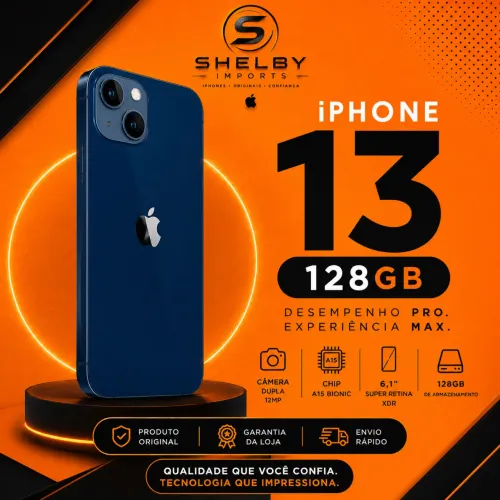 iPhone 13 | 128GB | todo original | 86% saúde da bateria 