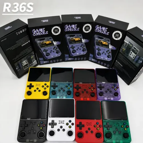 Video Game R36s portátil Arkos 15000 jogos 64gb Novo Lacrado