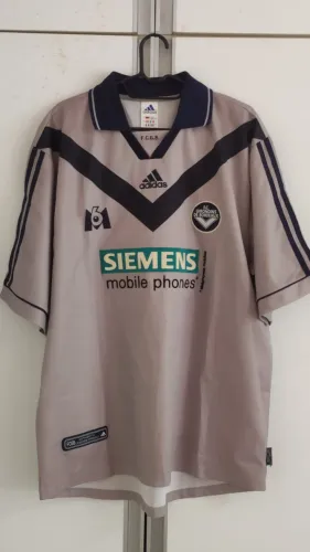 Camisa Girondins de Bordeaux Adidas Siemens Mobile Phones Raridade Futebol França Original