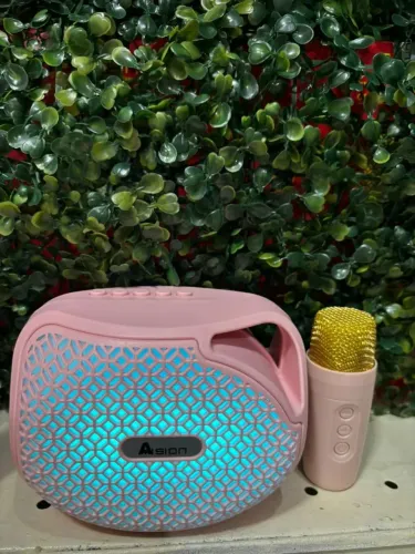 Caixa De Som Avision Bluetooth, Microfone, Karaoke A1-128