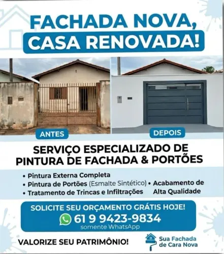Técnico em Pintura Predial Profissional - Fachadas, Muros e Portões<br><br>