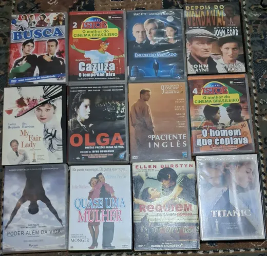 24 DVDs de filmes originais