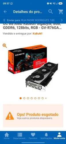 Rx 7600 8gb - GIGABYTE (A NEGOCIAR)