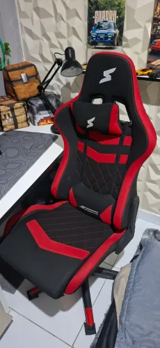 Cadeira gamer super frame tecido