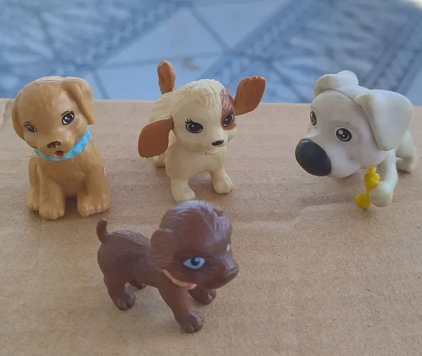 Miniatura cachorrinhos brinquedo infantil criança