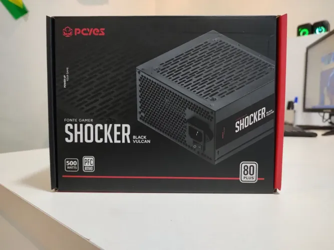 Fonte gamer 500W 80 plus - Entrega grátis!