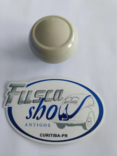 Manopla Bola Câmbio Marfim Fusca Original VW