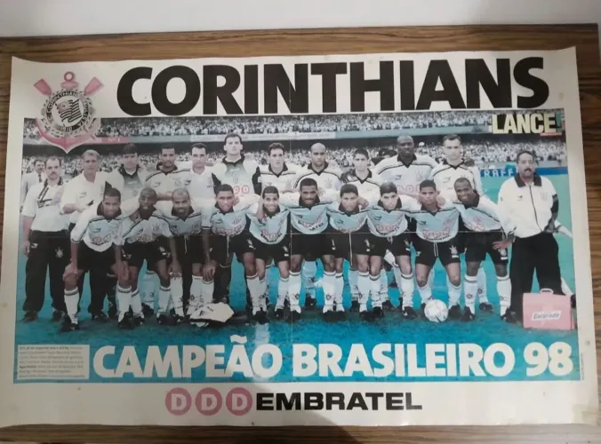 Pôster Corinthians - Campeão Brasileiro 1998