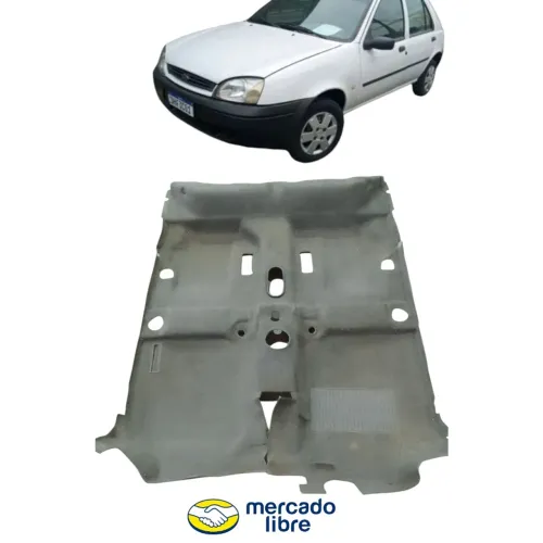 Carpete Moldado Assoalho Ford Fiesta 1999 Ao 2004 2 Portas