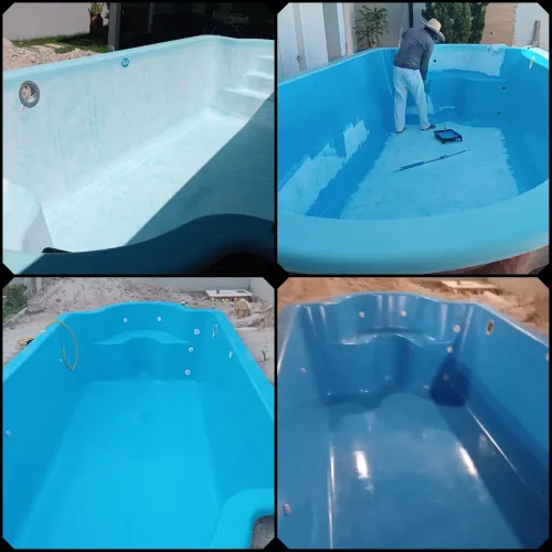 PINTURA ESTÉTICA DE PISCINA!